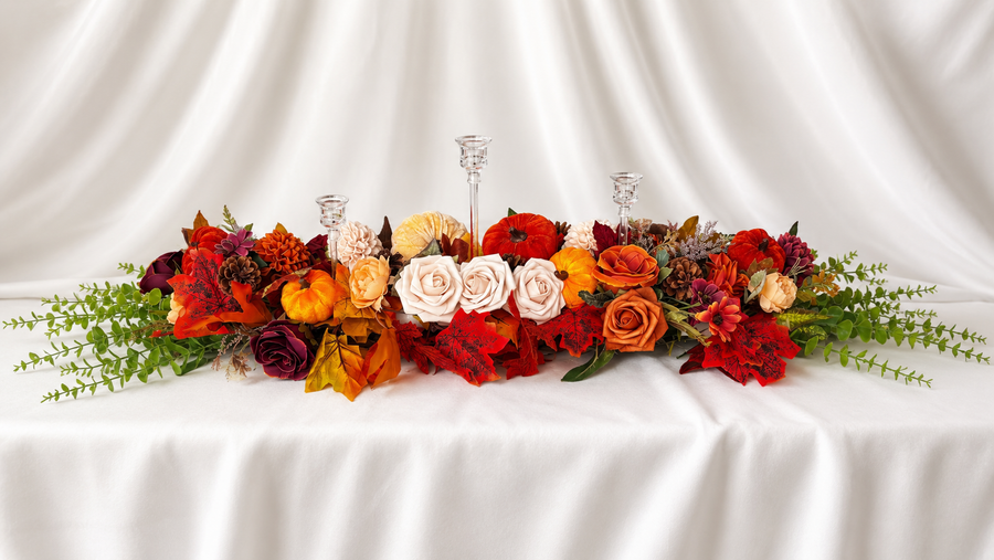 Bundle Grande Tavola Autunnale — 1 Centrotavola Grande + 2 Piccoli